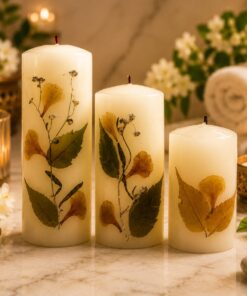 Set of 3 Scented Soy Wax, Candle