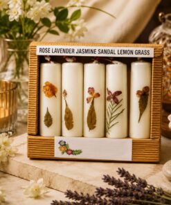 Set of 5 Scented Soy Wax, Candle