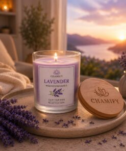 Lavender Meditation Candle